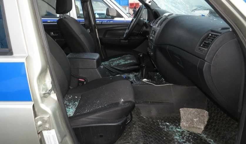 Во время протестов в Пинске 9-10 августа пострадали более 50 милиционеров. Фото из материалов уголовного дела. Источник: БелТА