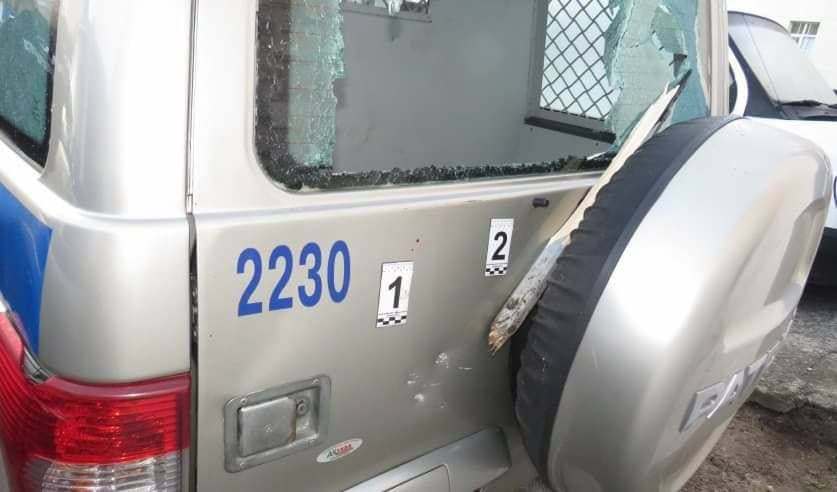 Во время протестов в Пинске 9-10 августа пострадали более 50 милиционеров. Фото из материалов уголовного дела. Источник: БелТА