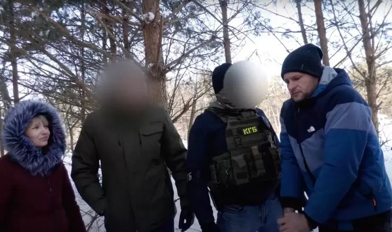 Ольга Капуза и Дмитрий Капуза, жители Дрогичинского района. Скриншот видео ОНТ