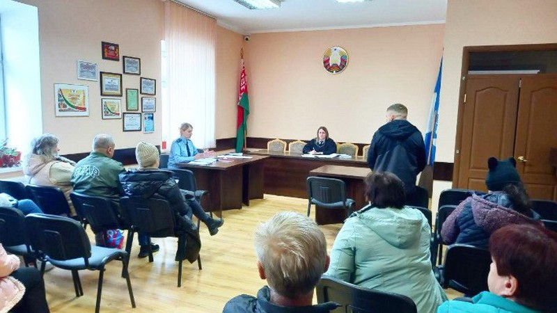 Суд над мужчиной в Бресте 21 марта 2025 года. Фото: пресс-служба суда Московского района Бреста