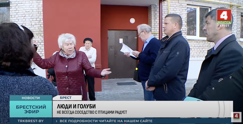 Скриншот с сюжета «ТРК Брест».
