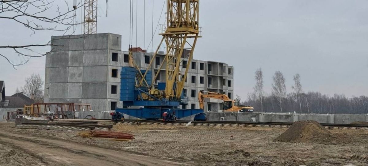 Строительство жилого дома на улице Карьерной в Бресте. Фото: wikidom.by
