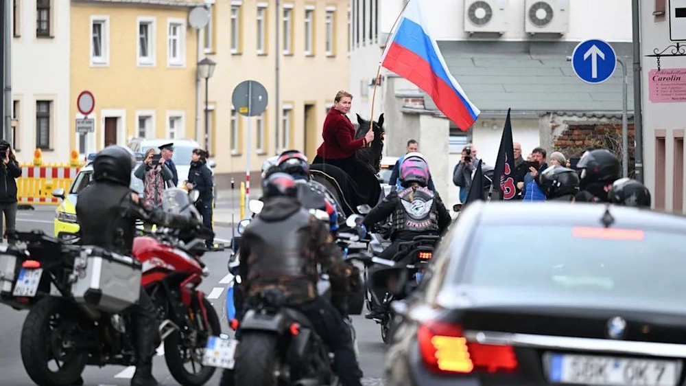 «Ночные волки» 26 апреля 2025 года в Германии. Фото: BILD