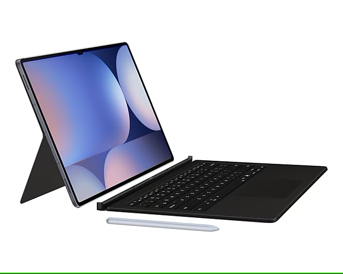 Планшет Samsung Galaxy Tab S10 Ultra вместе с чехлом-клавиатурой. Фото с сайта Samsung