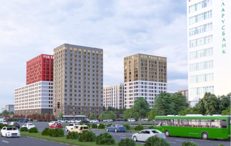 Проект жилого комплекса на пересечении Московской и Пионерской в Бресте. Фото: Брестский горисполком