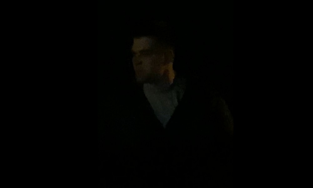 Мужчина, который сбил девушку на границе Польши с Беларусью. Скриншот видео из приграничного чата