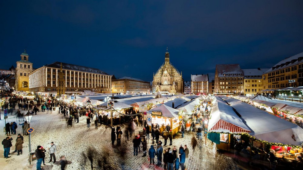 Christkindlesmarkt, Nuremberg. Фото: Uwe Nikl