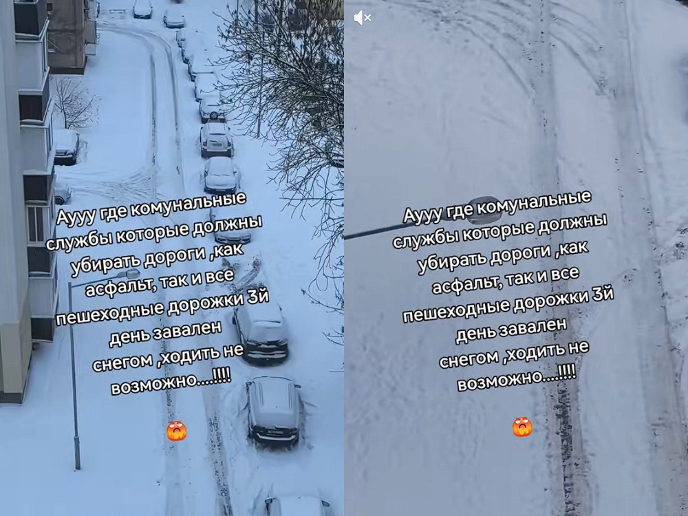 жалоба на неубранный снег