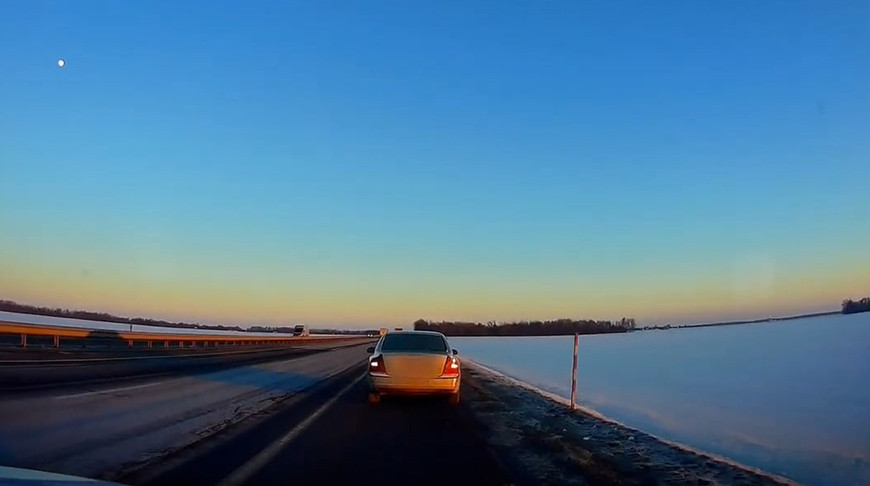 Скриншот видео УГАИ УВД Гродненского облисполкома.