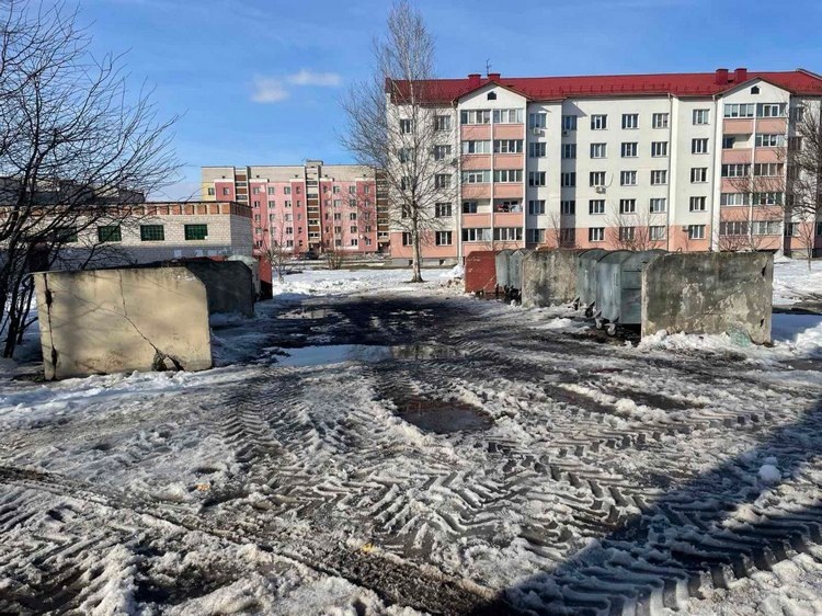 Мусор в агрогородке Мичуринская