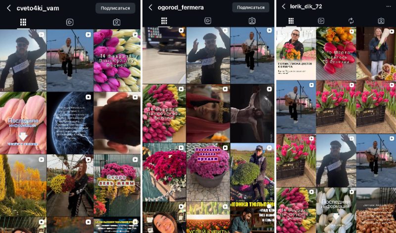 Аккаунты в Instagram Владимира Диковицкого и Юрия Бельчуги