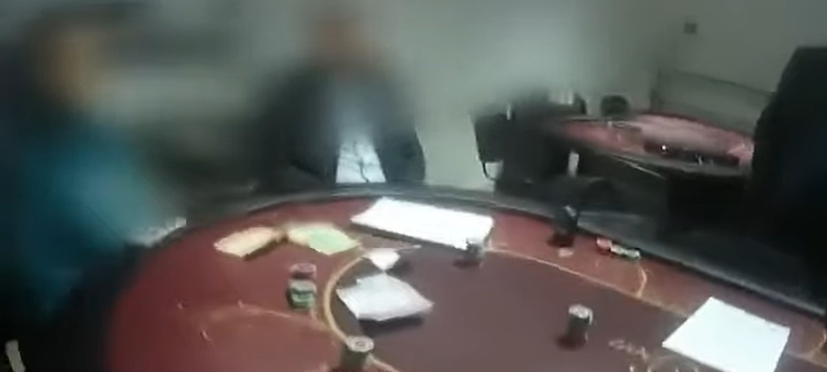 Подпольное казино в Бресте. Скриншот видео МНС Беларуси