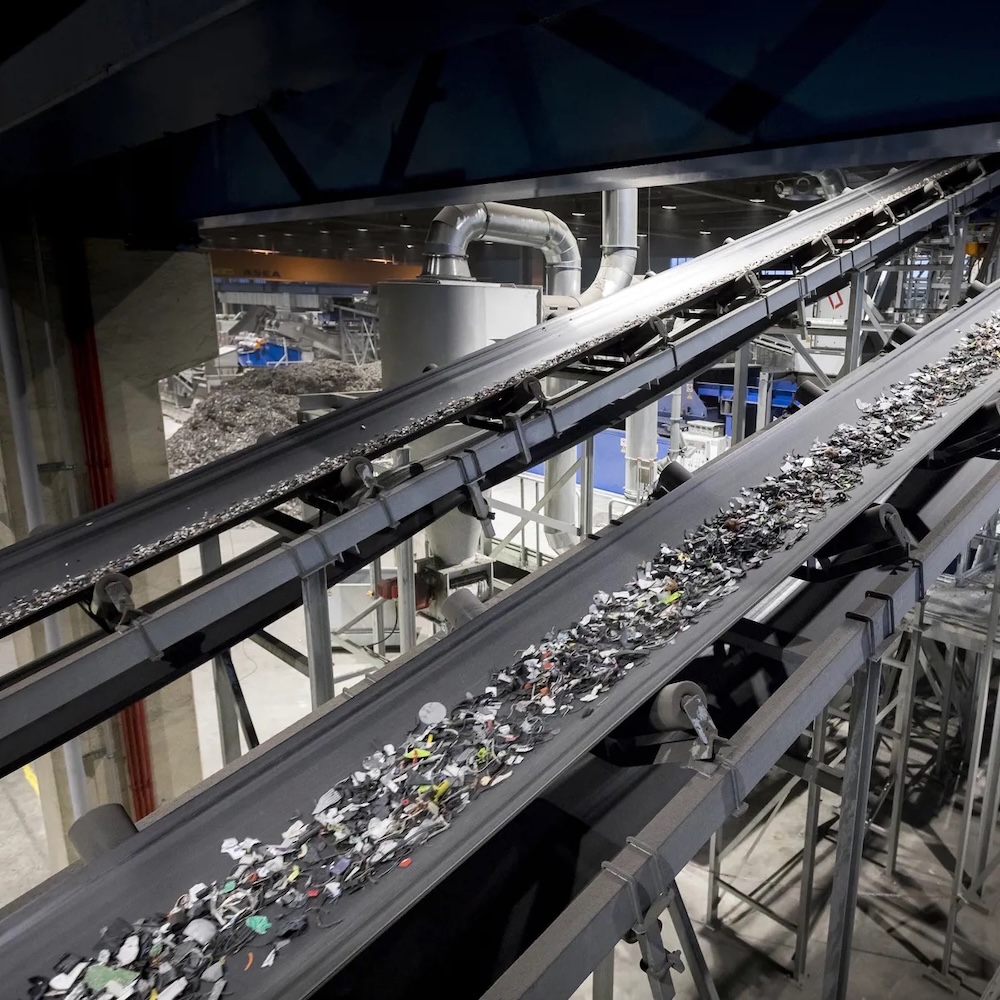 Современный центр переработки в Швеции (Stena Nordic Recycling Center).